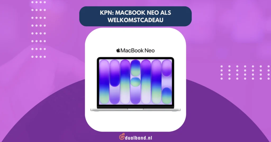 KPN Macbook Neo actie header hero